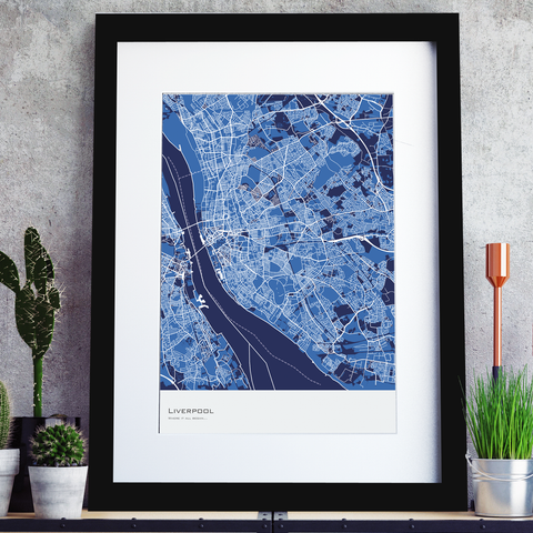 Personalised Abstract Map Print