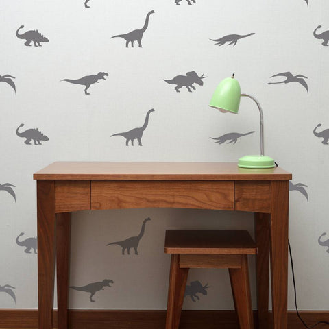 Contemporary Mini Dinosaur Wall Stickers
