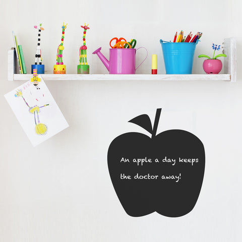Apple Chalkboard Wall Sticker