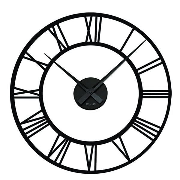 Classic Clock Wall Sticker With Mechanism