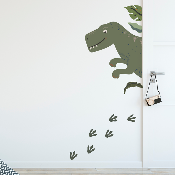 Fabric Dinosaur Wall Stickers