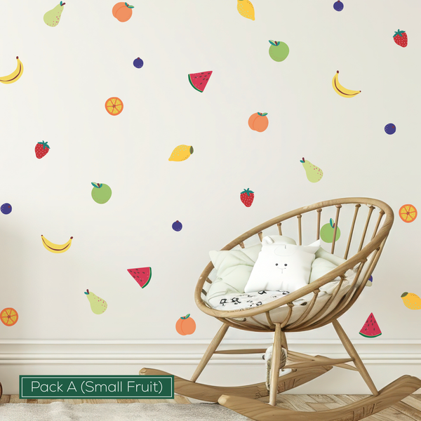 Fun Fabric Fruit Wall Stickers