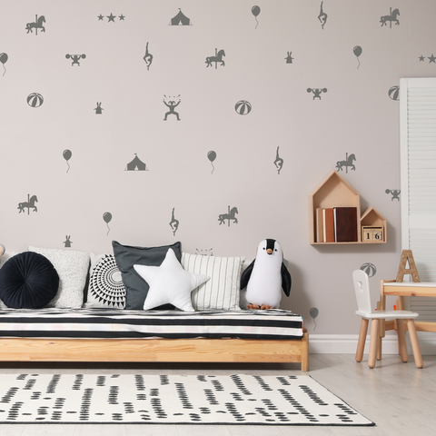 Mini Circus Wall Sticker Set