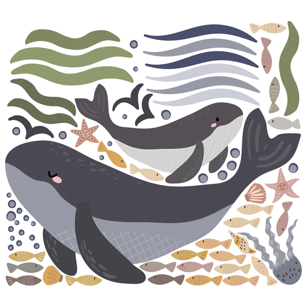 Ocean Life Sea Theme Wall Stickers
