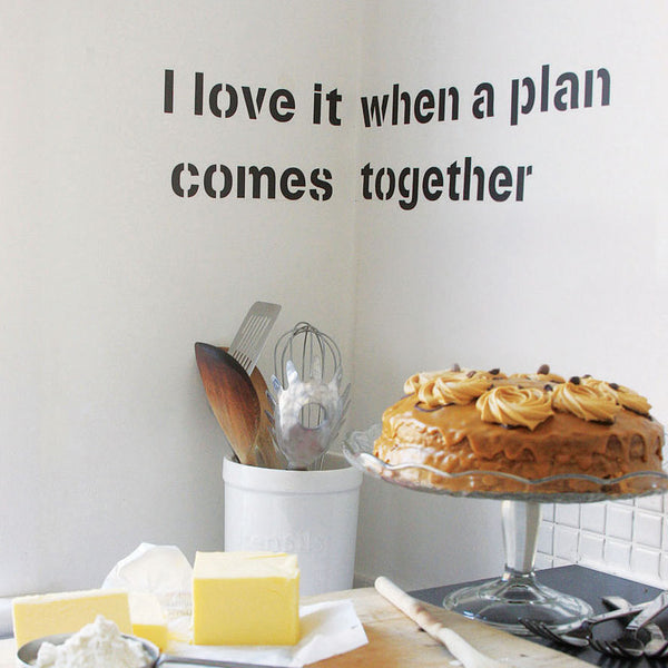 Personalised Quote Wall Sticker