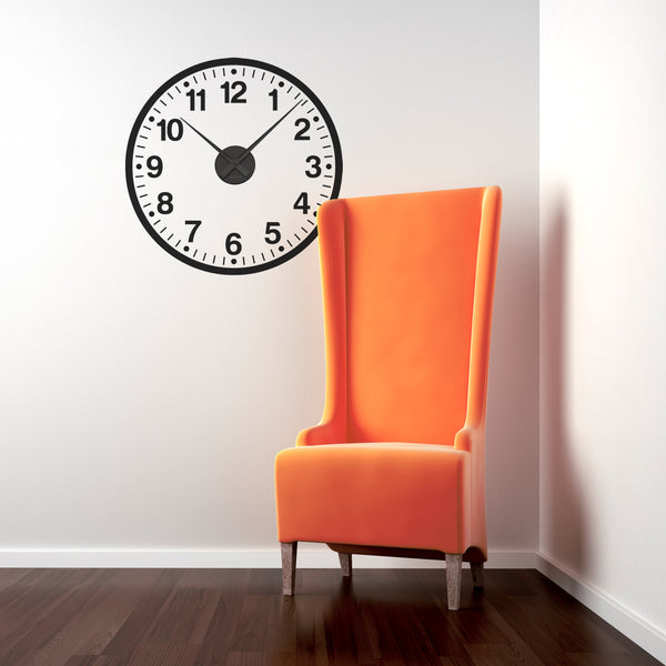 Working Clock Wall Sticker
