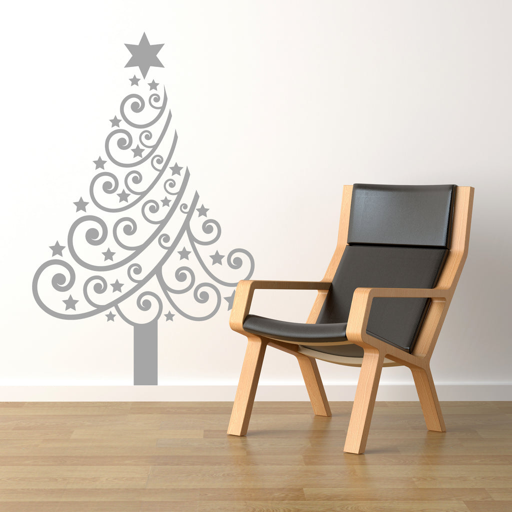 12x Christmas Tree Tumbler Wine Glass Bottle Vinyl Sticker Decals - Festive DIY Craft J731