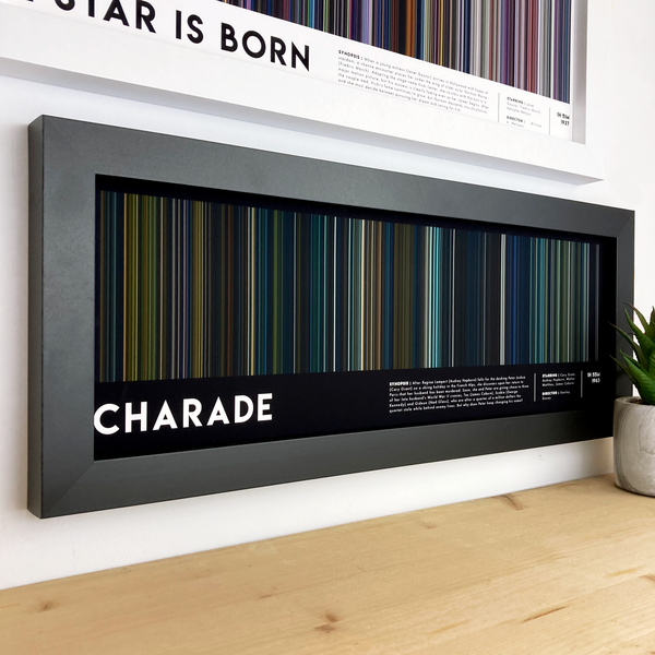 Personalised Framed Barcode Film Print