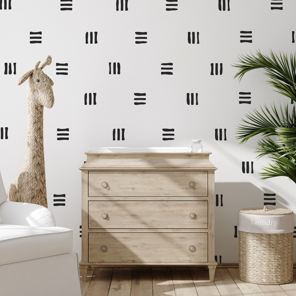 Mini Abstract Lines Wall Stickers