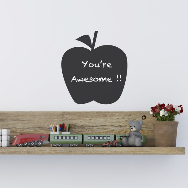 Mini Apple Chalkboard Wall Sticker