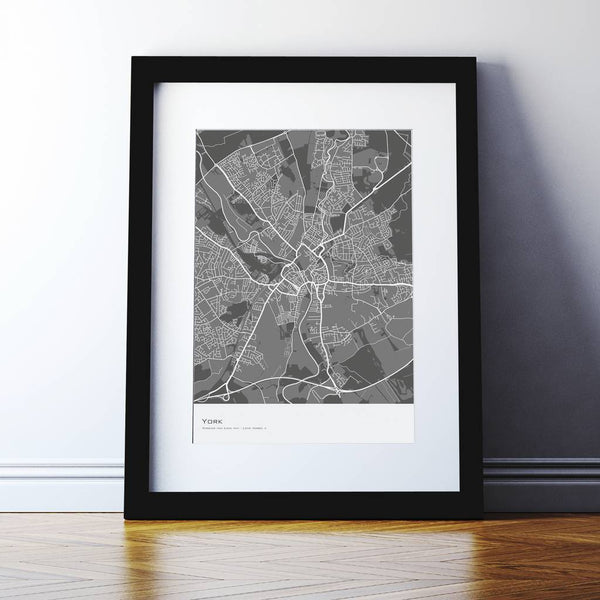 Personalised Abstract Map Print