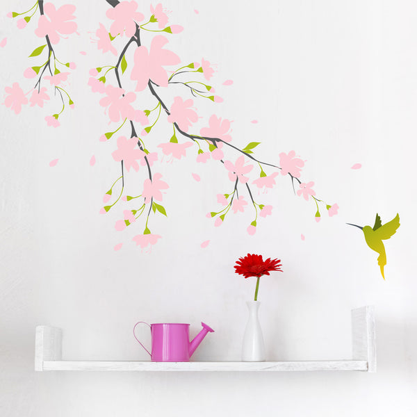 Pink Blossom Wall Sticker