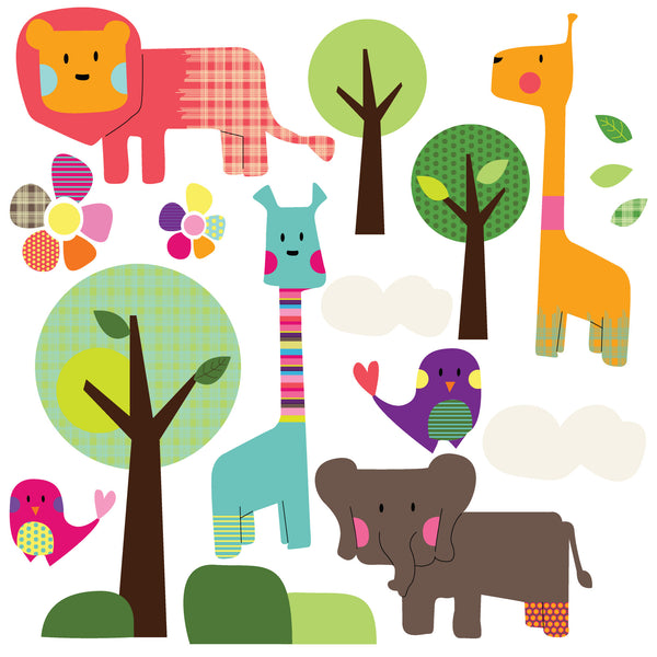 Safari Animal Wall Stickers