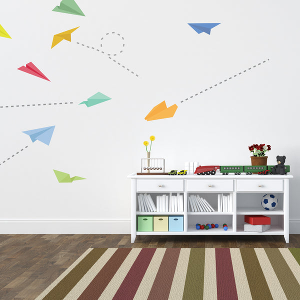 Paper Plane Wall Stickers