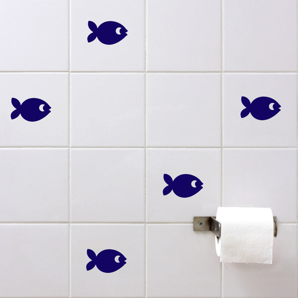 Fish Wall Tile Sticker Set