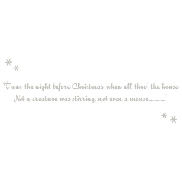 Twas The Night Before Christmas Wall Sticker