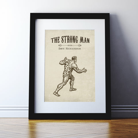 Personalised 'Strong Man' Print